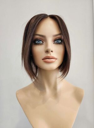 Russian hair lace top 8x8 concave bob