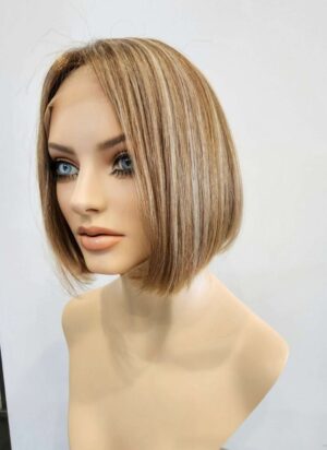 Premmium Russian hair Lace front concave bob style