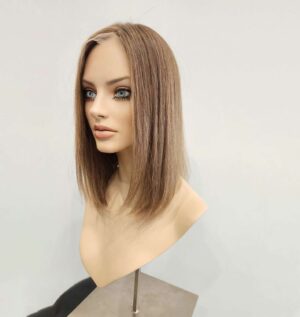 Premium Russian hair 8x9 dark blonde 17" topper
