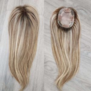 Russian hair Mono silk 4*3 15" topper #2