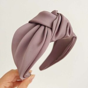 Faux leather headband - Purple