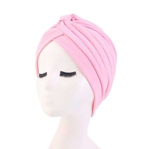 Turban style soft hat - Pink