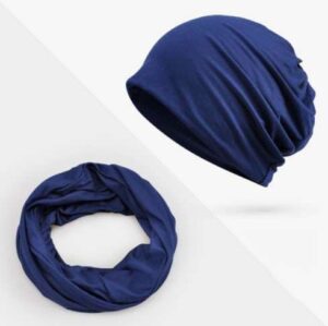 Hat scarf  - Navy