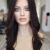 Human hair lace top wig