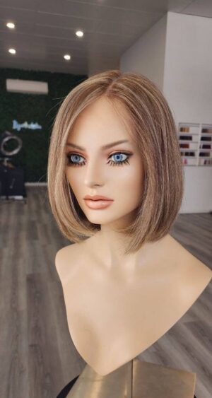 Premium Russian hair lace top bob tyle