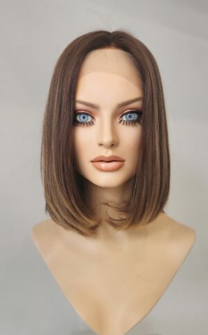 Premium Russian hair, lace front skin top, S, 13"