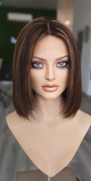 Premium Russian hair lace top, bob style