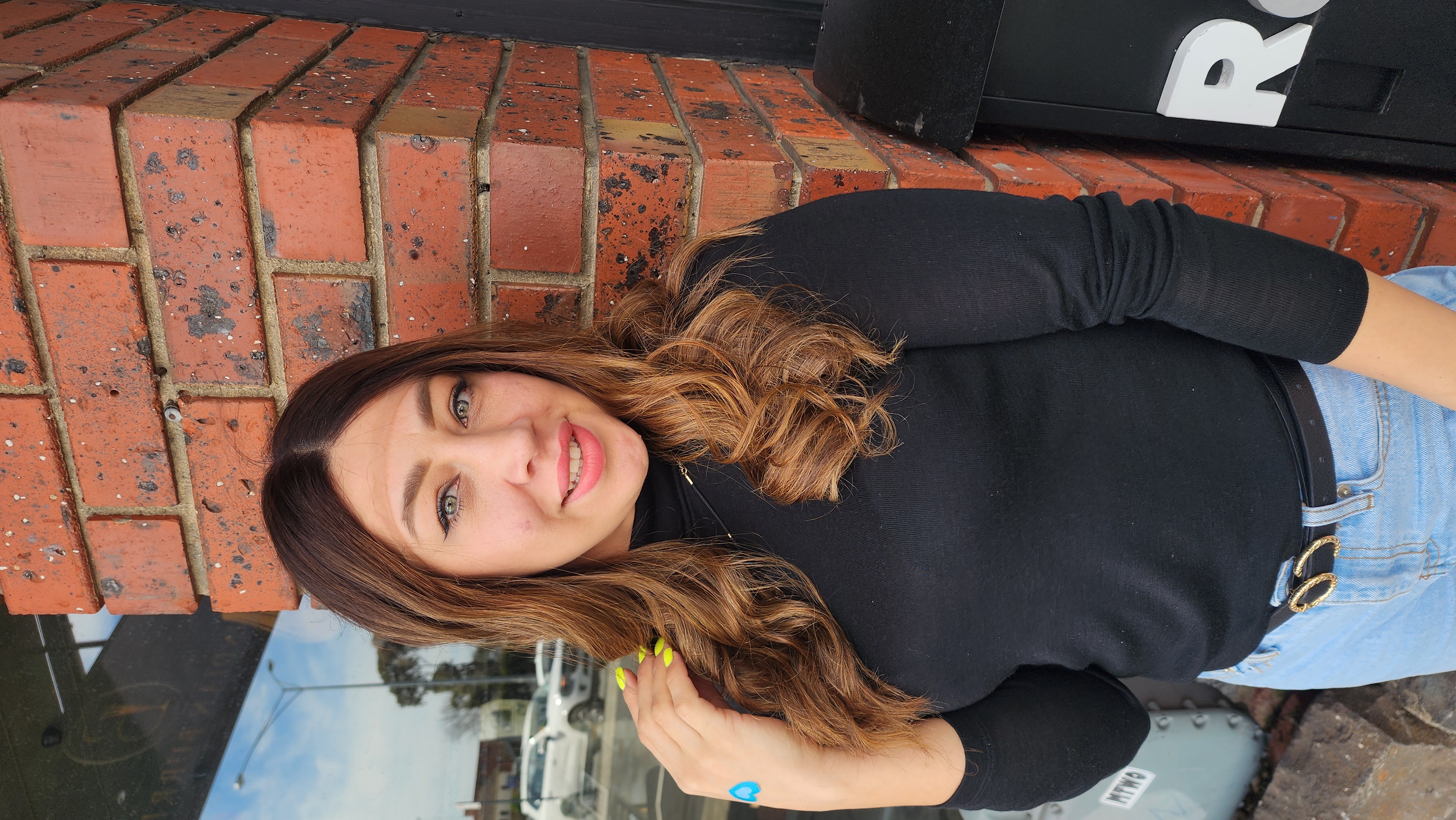 Human hair wig Ombre