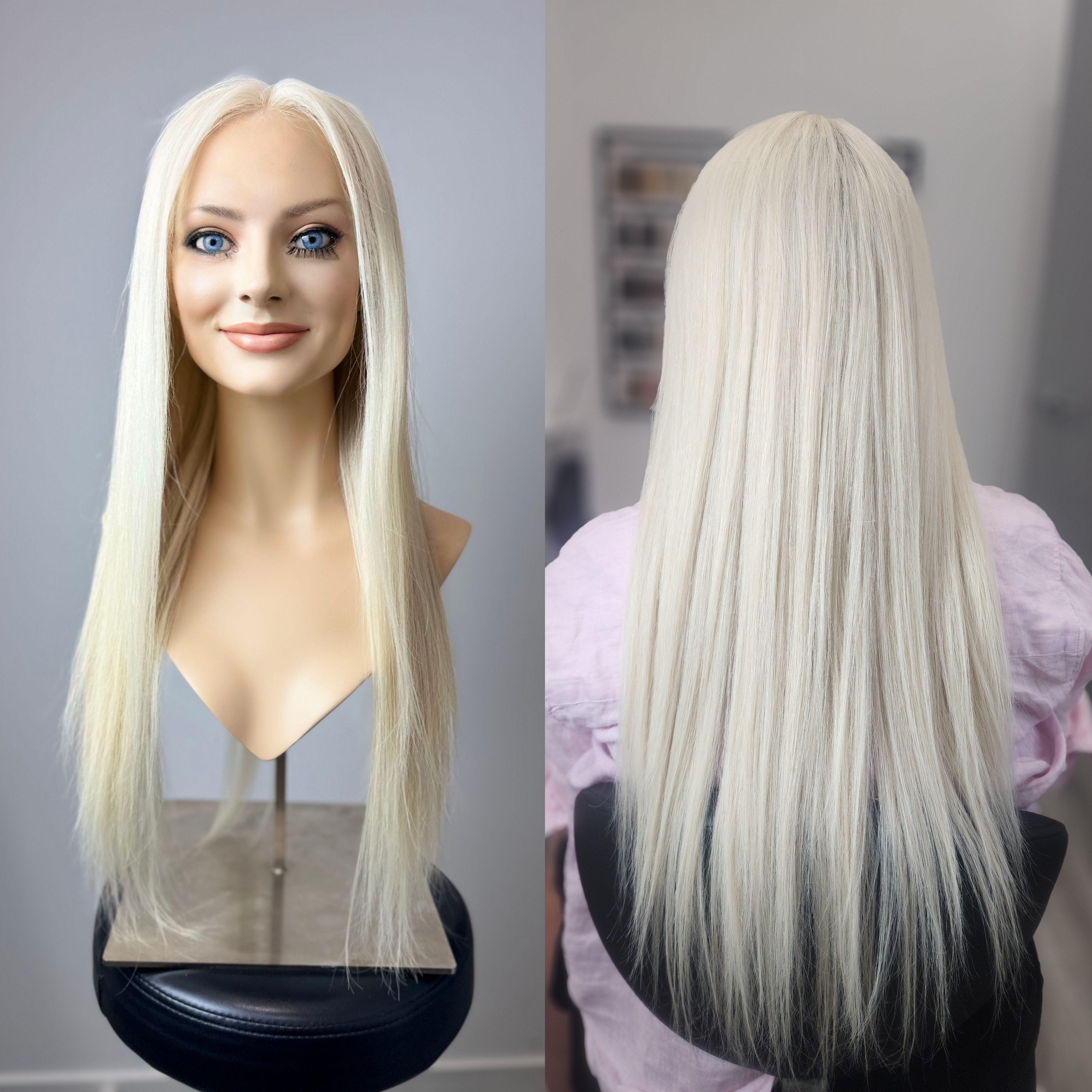 PEARL HUMAN HAIR LACE TOP WIG 27"
