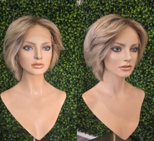Premium Human hair fully hand tied wig